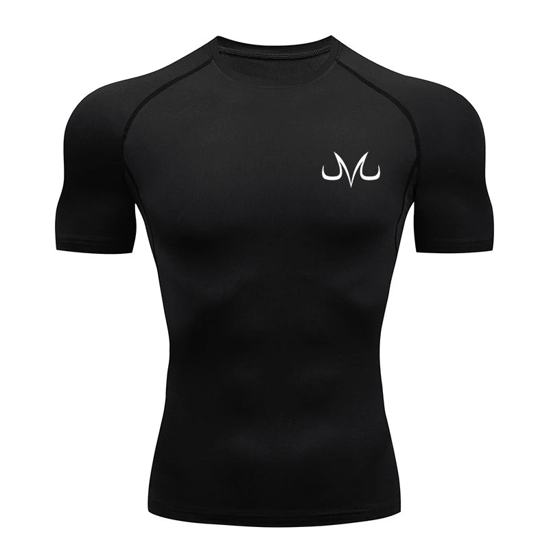 Graphic Short Sleeve Compression Shirts