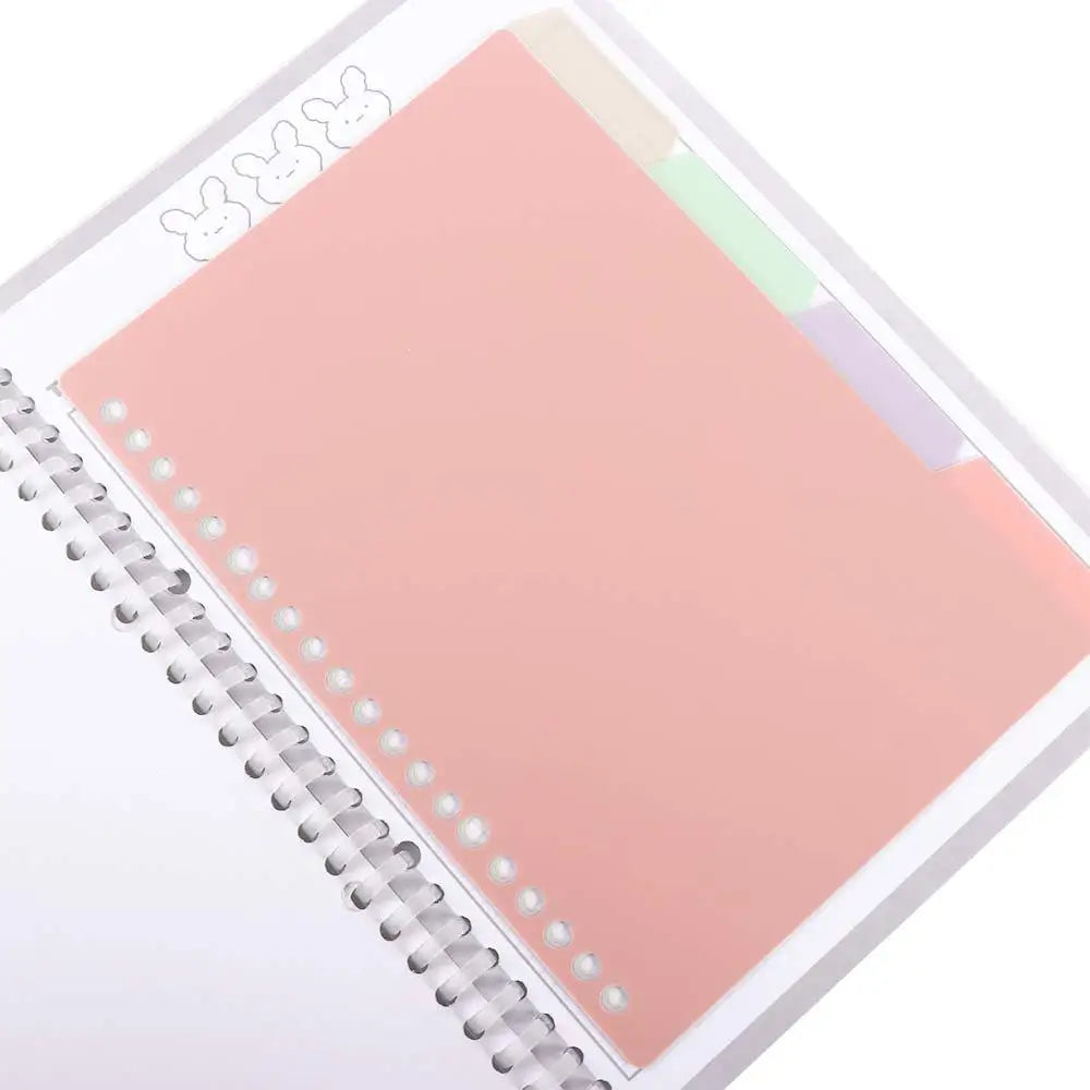 School Coil Book Bookmark B5 A5 A4 Diary Loose-leaf Inner Page Notebook Separator Page Binder Index Page Binder Index Dividers