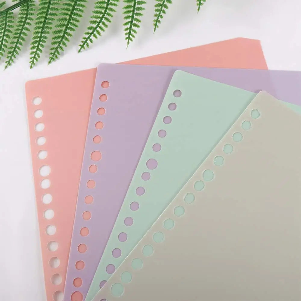 School Coil Book Bookmark B5 A5 A4 Diary Loose-leaf Inner Page Notebook Separator Page Binder Index Page Binder Index Dividers