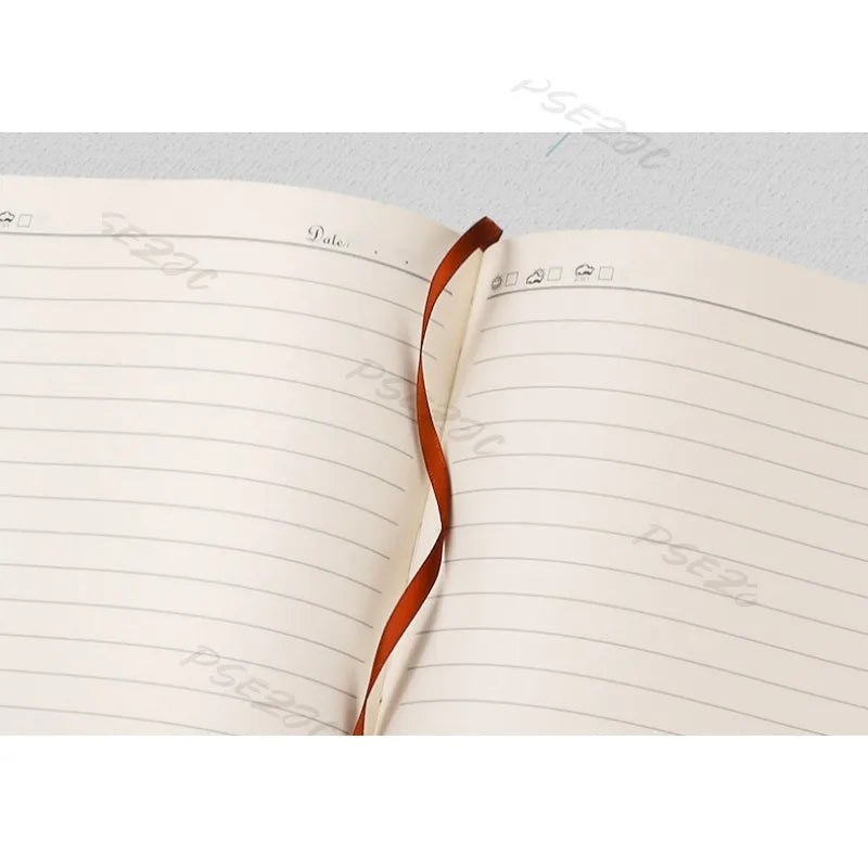 A4 Notebook Ultra-thick Thickened Notepad Business Soft Leather Work Meeting Record Book Office Diary Sketchbook Students Cute