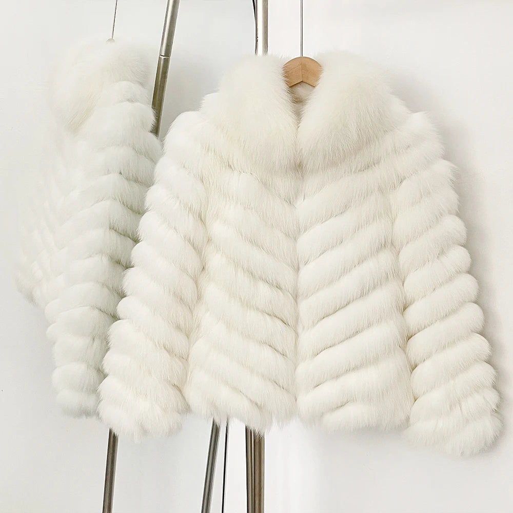 Fox Fur Coat Jacket