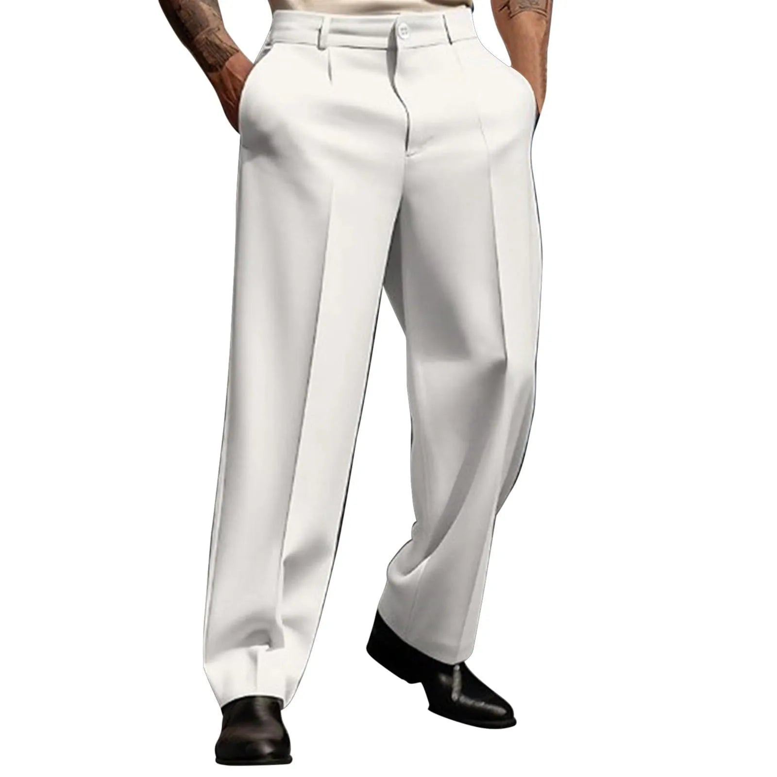 Straight Leg Breathable Fashionable Trousers