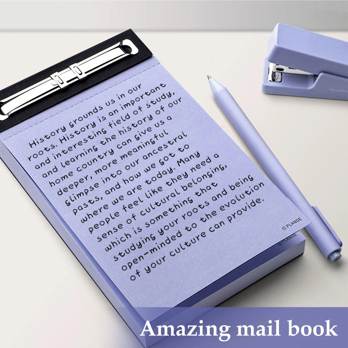 75 Sheets of Plande Note Book Can Be Torn Student Study Memo Hand Account Non-adhesive Notepad Blank Note Book Pocket Stationery