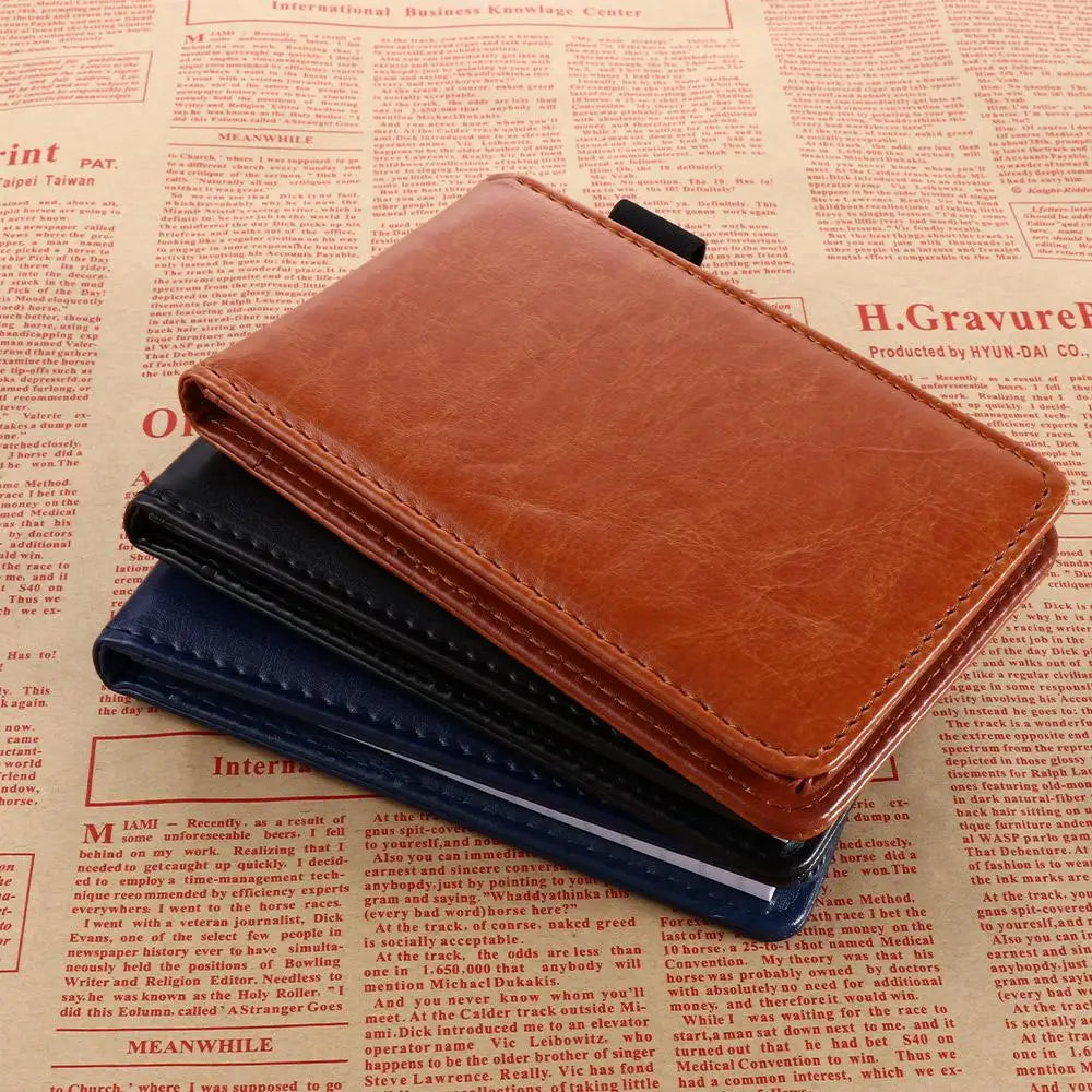 Office School Supplies Diary Small Memo Pads Leather Cover A7 Notebook Mini Notepad Business Memos Pocket Planner