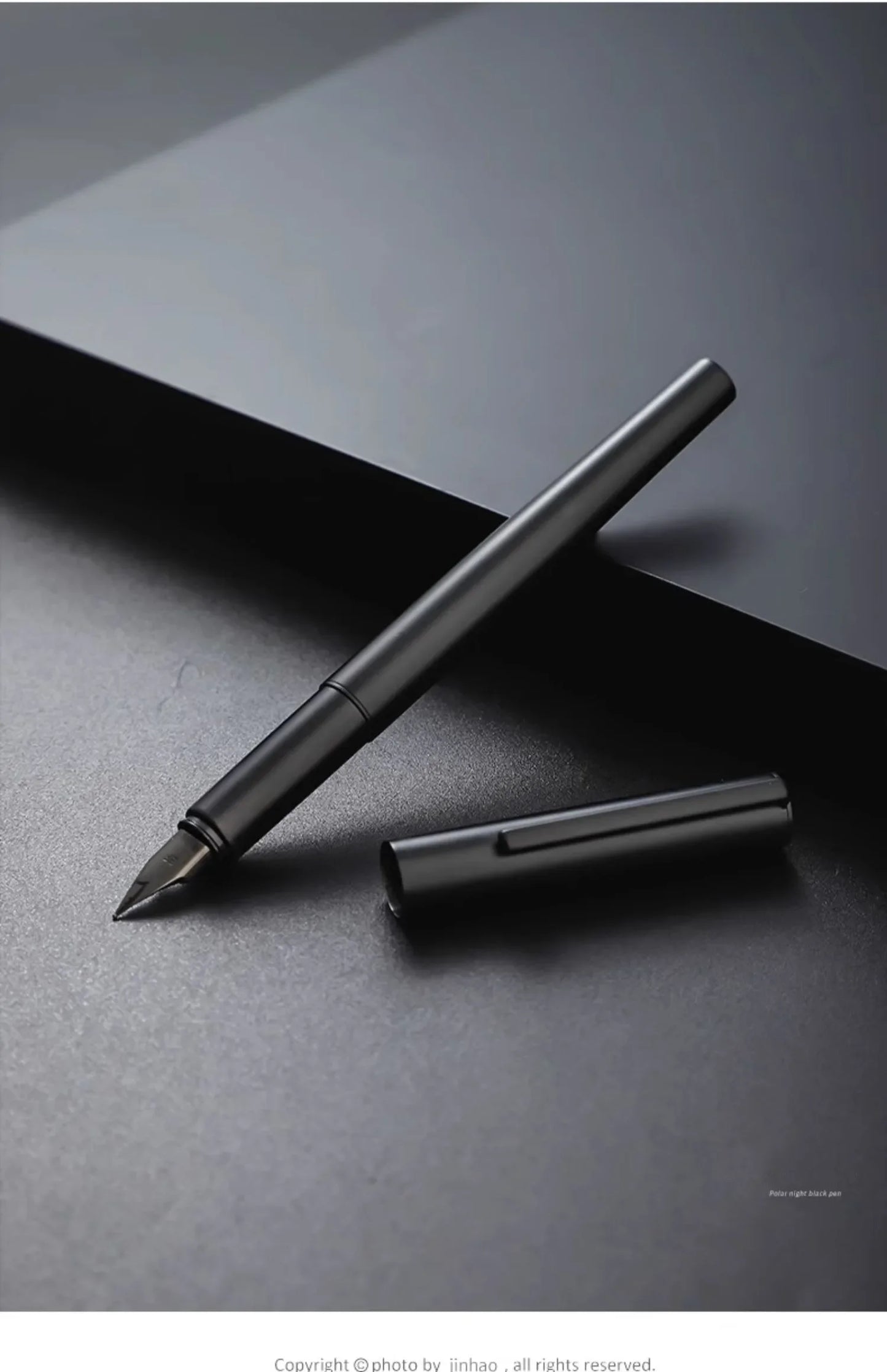 Jinhao 35 Fountain Pen All Steel Luxury Quality EF/ F Nib Calligraphy Writing Pen Stationery Business Office School Supplies