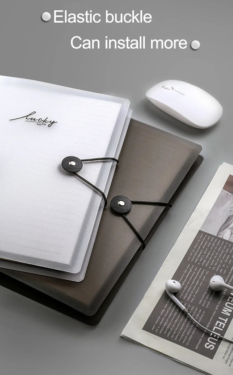 A5/B5/A4 Transparent Loose Leaf Binder Notebook Diary Inner Core Cover Note Book Journal Planner Office Stationery Supplies
