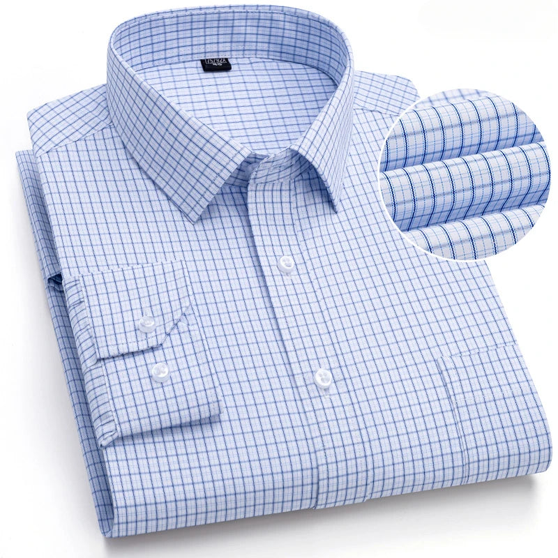 Elegants Casual Slim Fit Cotton Long-Sleeve shirts