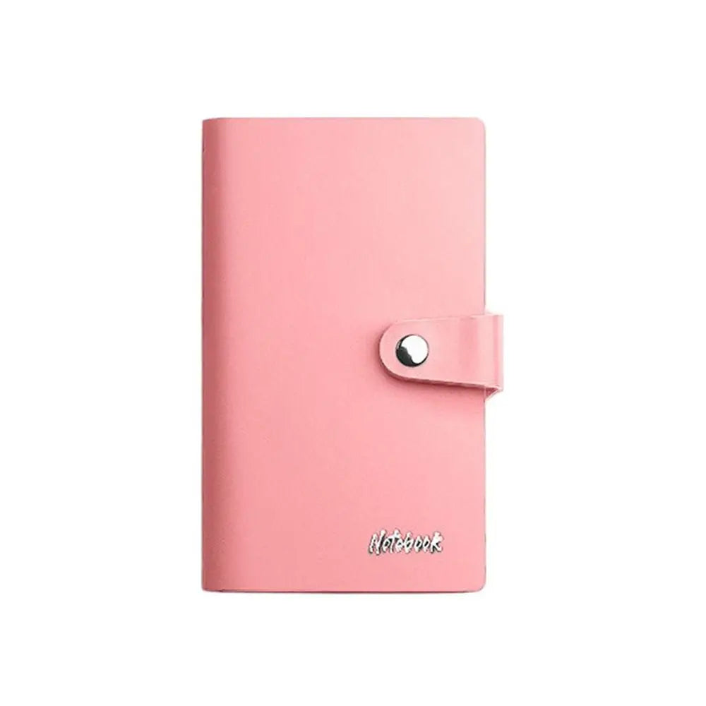 Simple Memo Diary Planner A7 Mini Notebook Scrapbooking Word Book Pocket Notepad PU Cover Thickening Business