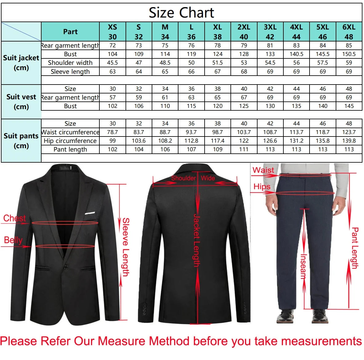 Suit (Blazer+ Vest + Pants) Men's Business Gentleman Fashion Slim Work Solid Color Plus Size Fair Dress Wedding Best Man Suit