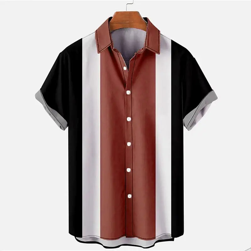 Guayabera Shirts Button-Down T-Shirts Colorful Casual Daily Wear