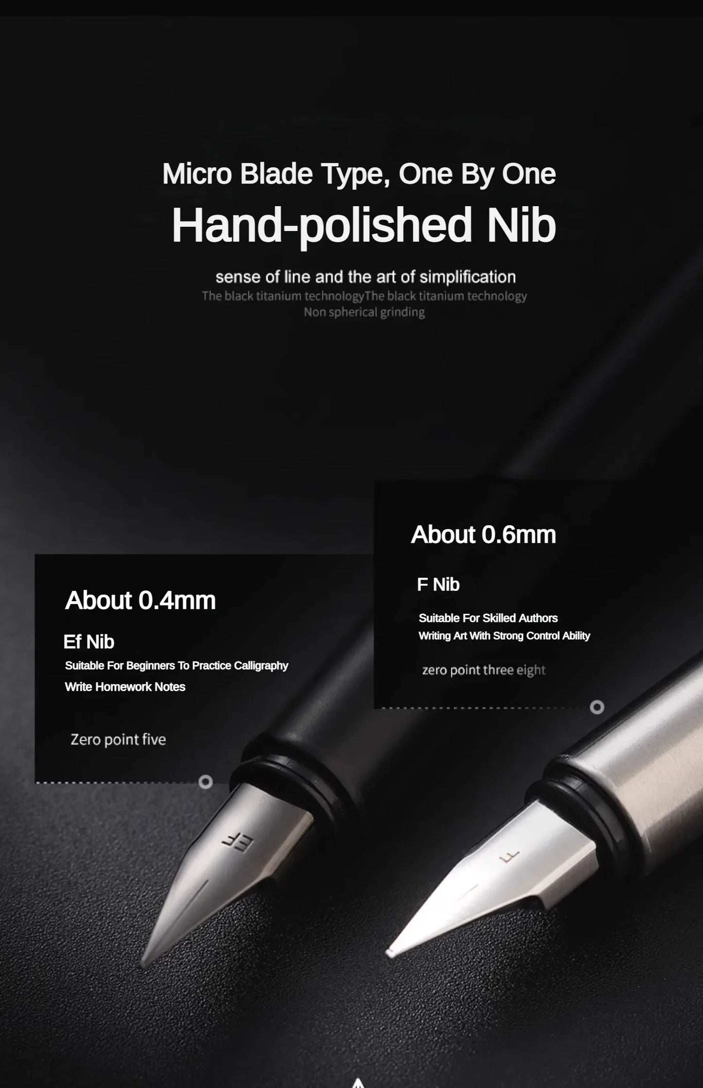 Jinhao 35 Fountain Pen All Steel Luxury Quality EF/ F Nib Calligraphy Writing Pen Stationery Business Office School Supplies