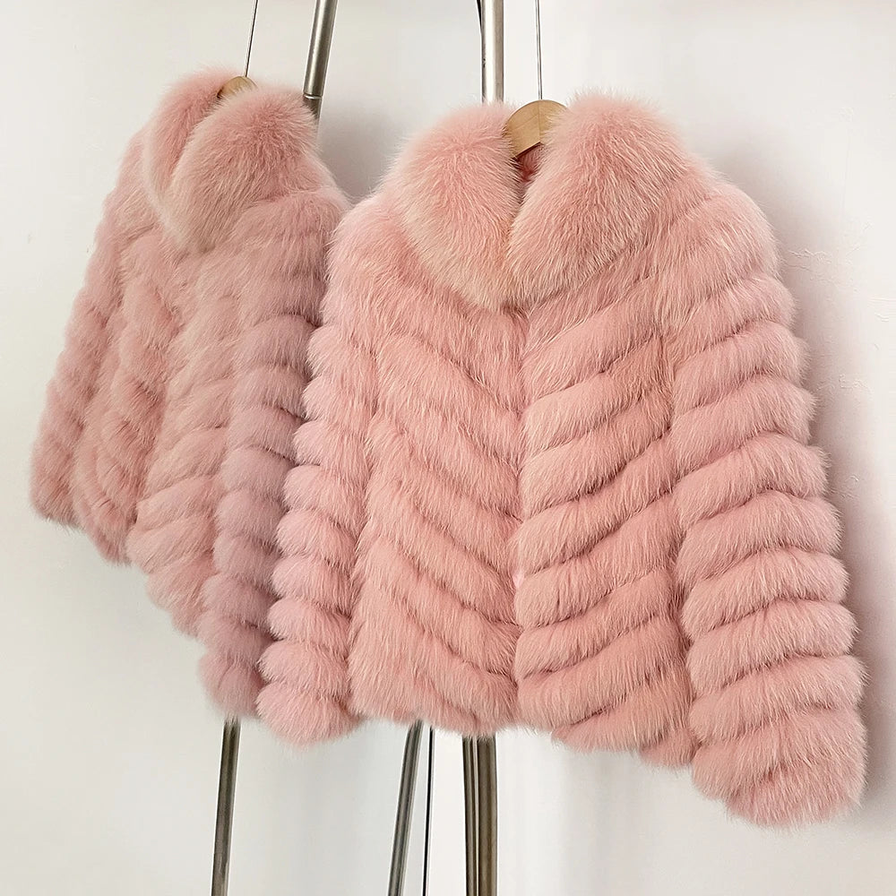 Fox Fur Coat Jacket