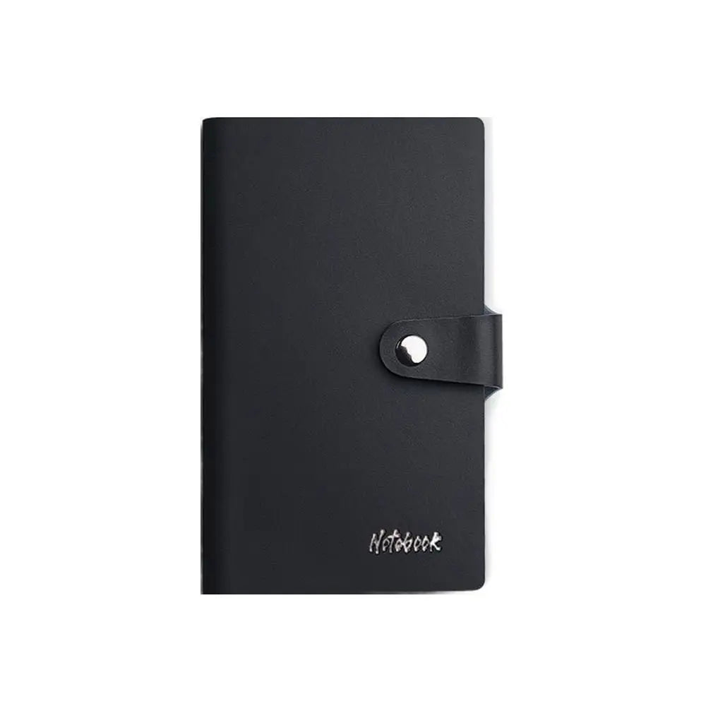 Simple Memo Diary Planner A7 Mini Notebook Scrapbooking Word Book Pocket Notepad PU Cover Thickening Business