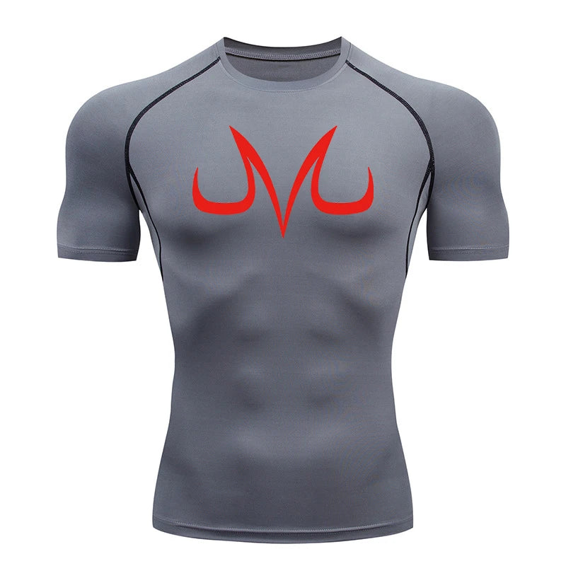 Graphic Short Sleeve Compression Shirts