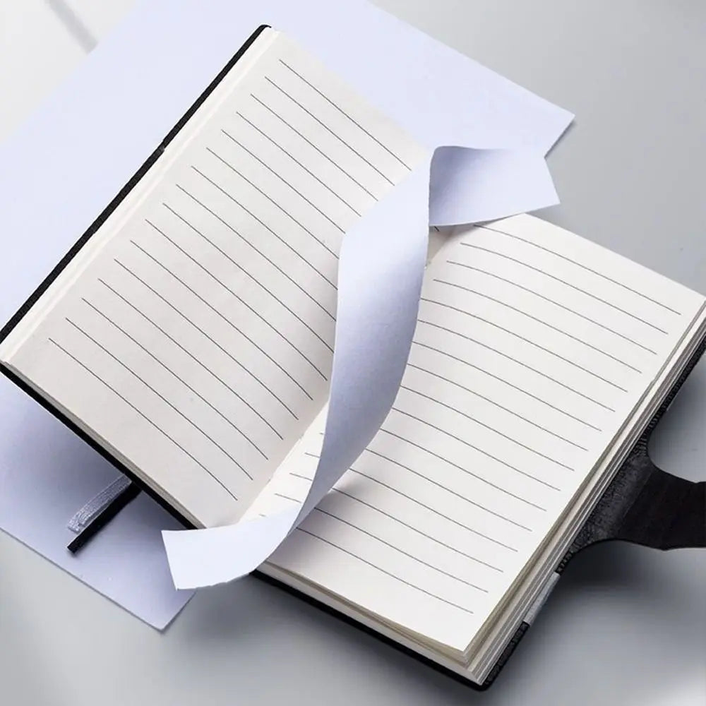 Simple Memo Diary Planner A7 Mini Notebook Scrapbooking Word Book Pocket Notepad PU Cover Thickening Business