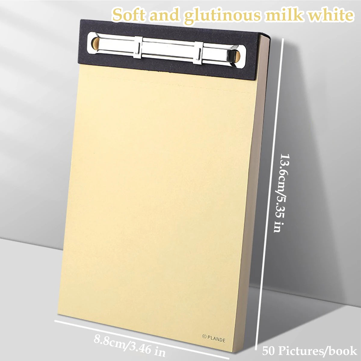 75 Sheets of Plande Note Book Can Be Torn Student Study Memo Hand Account Non-adhesive Notepad Blank Note Book Pocket Stationery