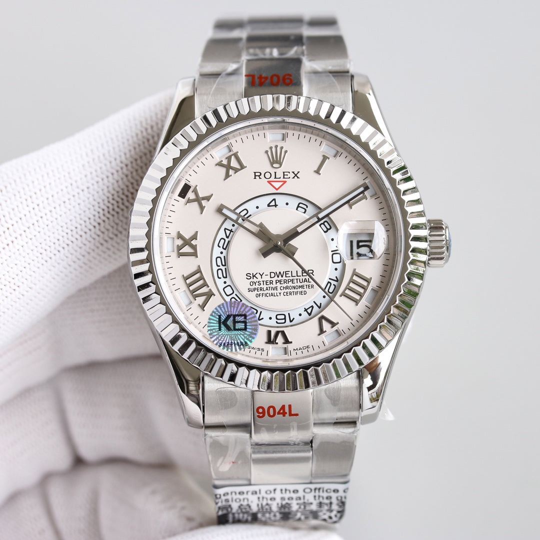 White Dial Rolex Sky-Dweller Replica