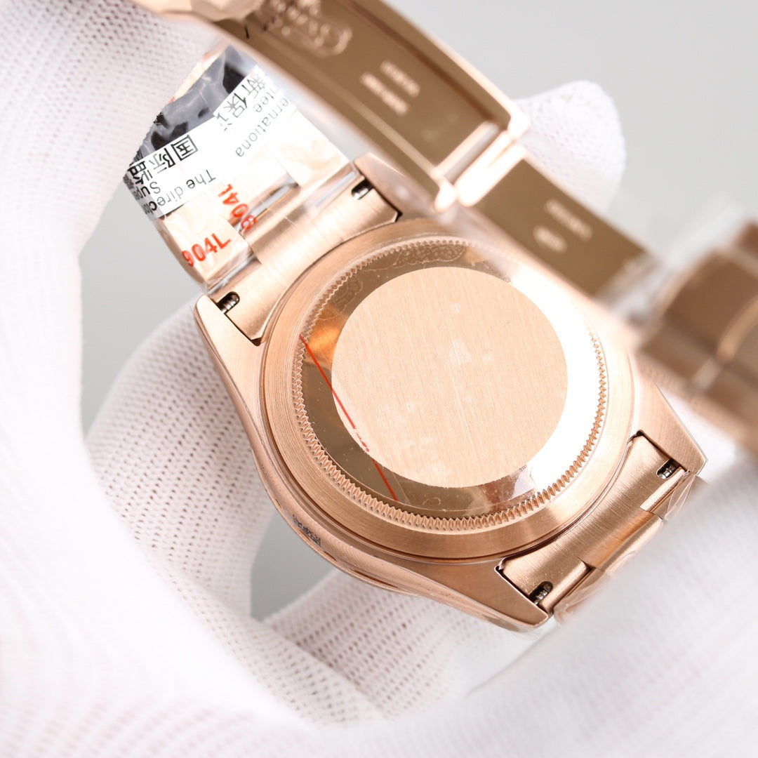 Rose Gold Dial Rolex Sky-Dweller Replica