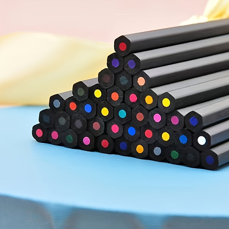 4pcs Black Ink Ballpoint Pen Set - Premium ST Nib for Smooth Writing, Exam-Approved & Student-Friendly, Ideal for Office & Stationery Needs