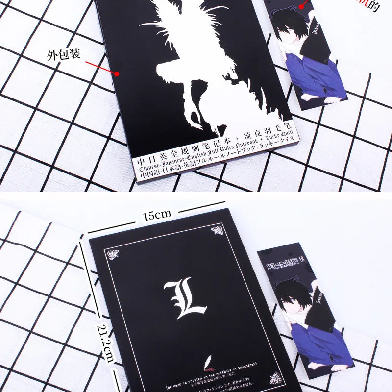 ZK20 Dropshiping Death Note Planner Anime Diary Cartoon Book Lovely Notebook Theme Cosplay Large Dead Note Writing Notebook