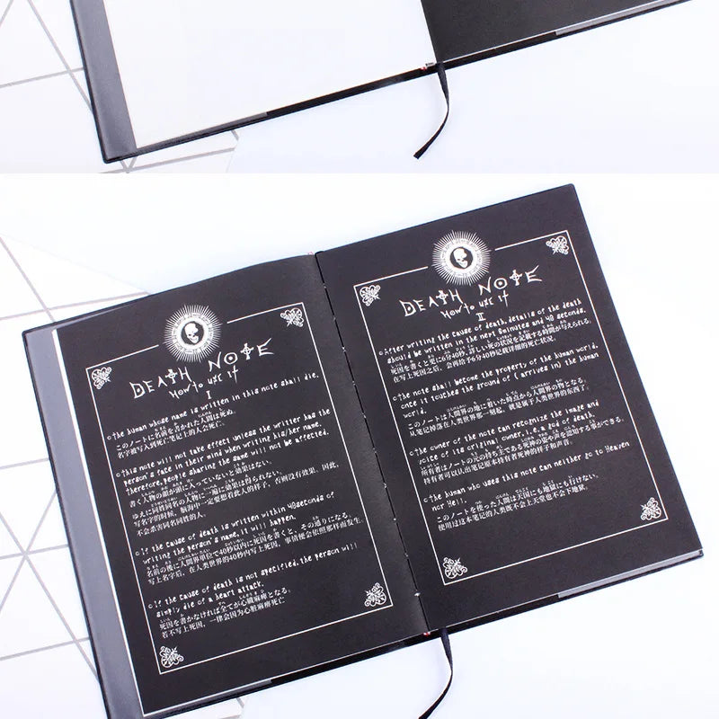 ZK20 Dropshiping Death Note Planner Anime Diary Cartoon Book Lovely Notebook Theme Cosplay Large Dead Note Writing Notebook