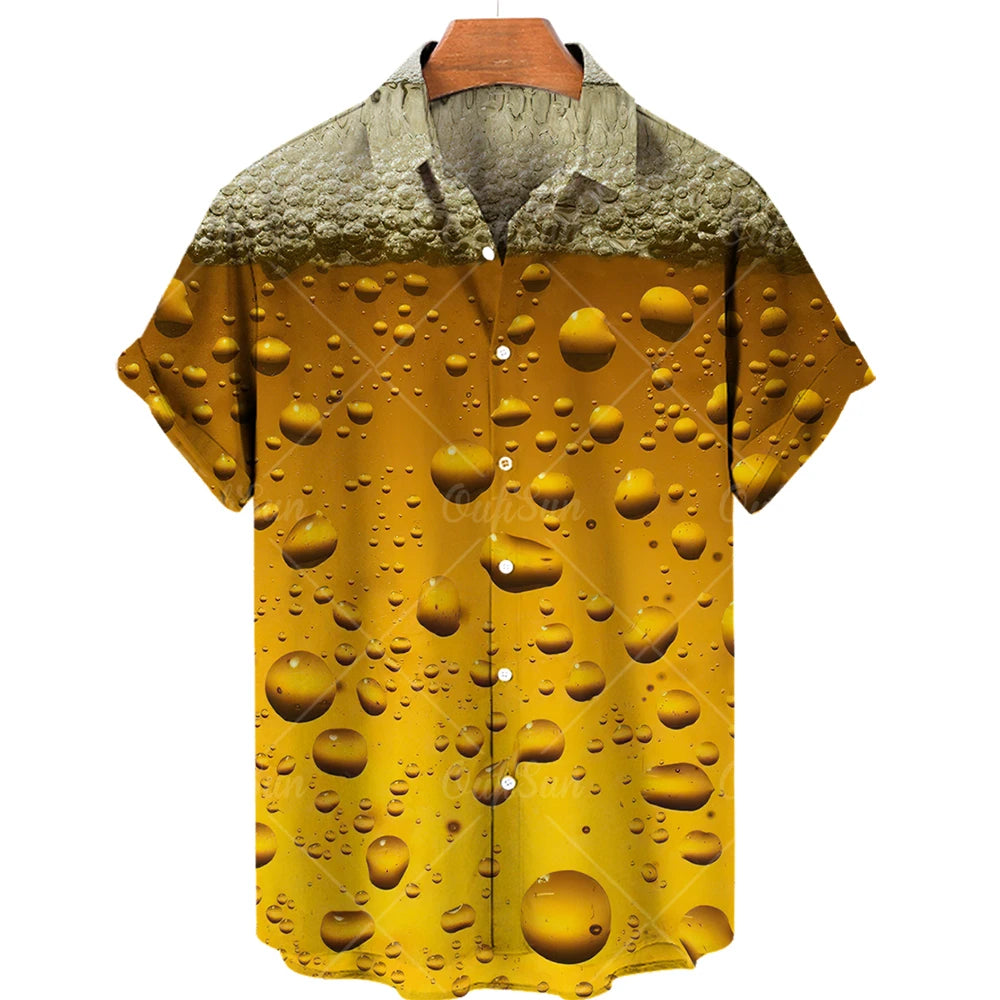 Hawaiian Beer Shirts For Men