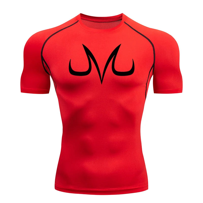 Graphic Short Sleeve Compression Shirts