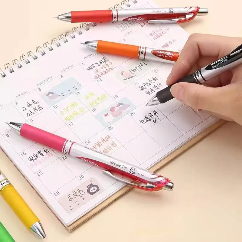 Pentel  BLN75 Gel Pen Smooth And Quick-drying Press Water Pen For Students With 0.5mm Japanese Stationery