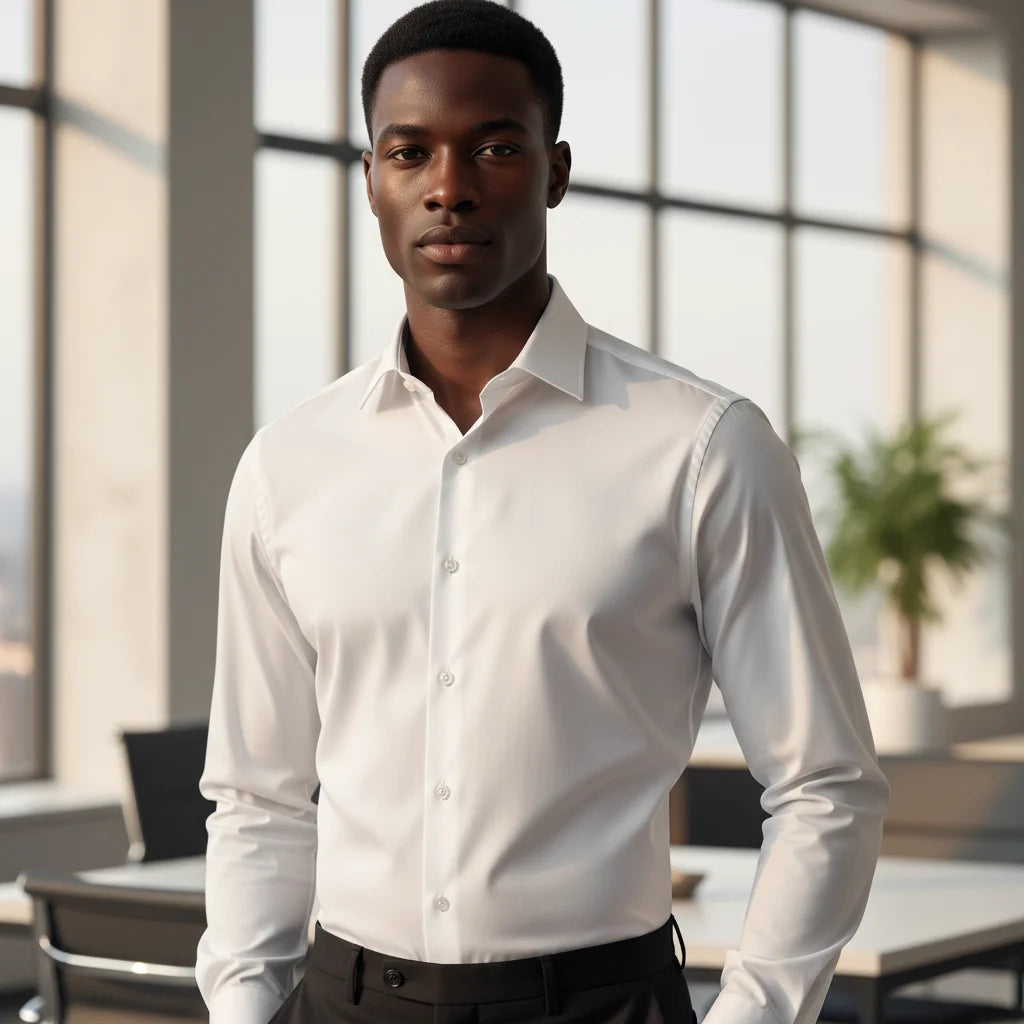 Long Sleeve Slim Fit Dress Shirts