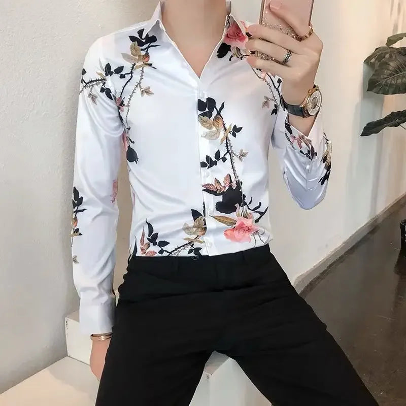Long Sleeve Printed Shirt