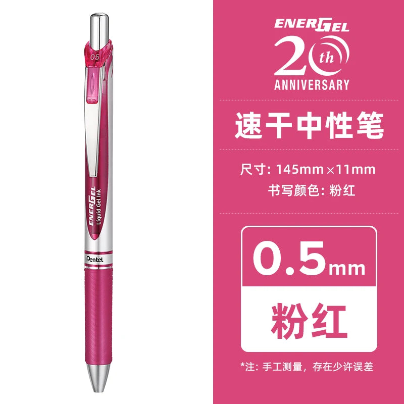 Pentel  BLN75 Gel Pen Smooth And Quick-drying Press Water Pen For Students With 0.5mm Japanese Stationery