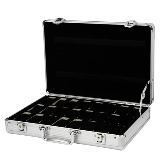Girds Luxury Premium Quality Watch Box Aluminum Alloy Produc Pattern Storage Clock Box Collection Display Gift Boxes