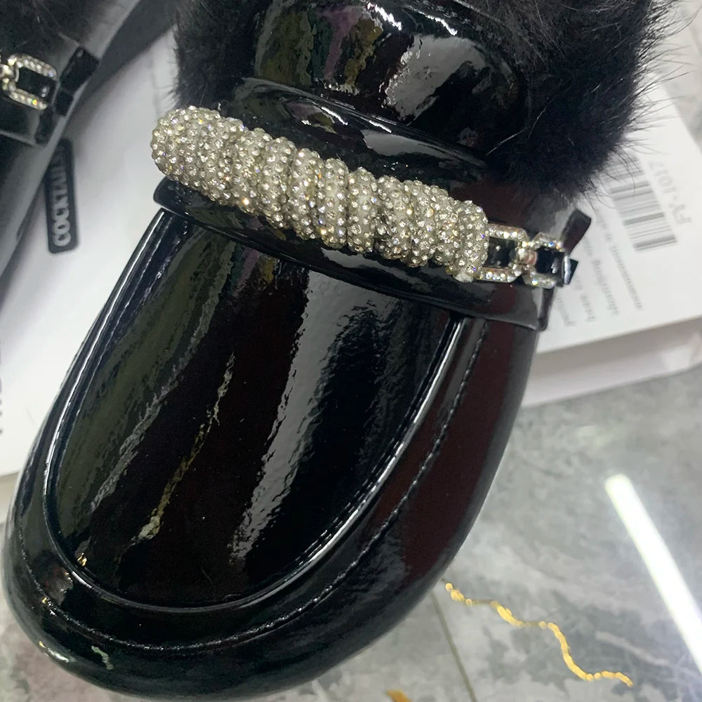 Mullers Designer Plush Loafers Antislip