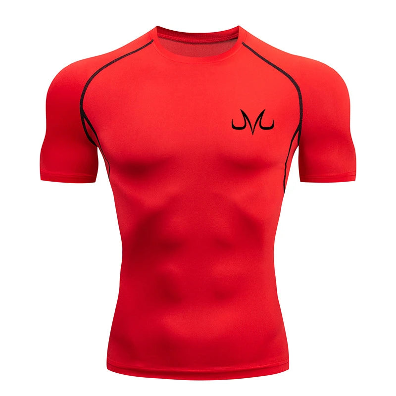 Graphic Short Sleeve Compression Shirts