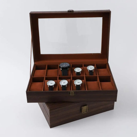 Watch storage box, home watch placement box, watch collection box, watch box, mechanical watch partition display box