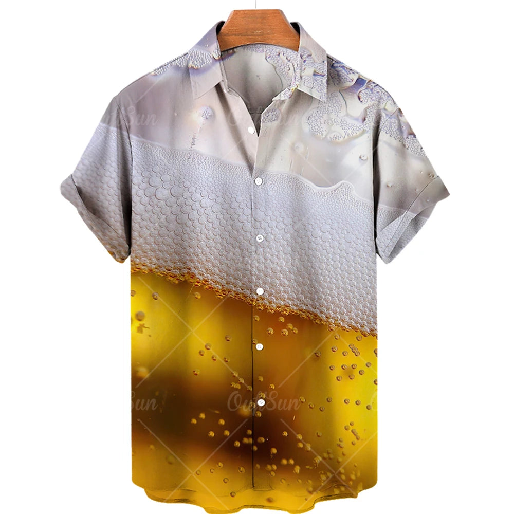 Hawaiian Beer Shirts For Men