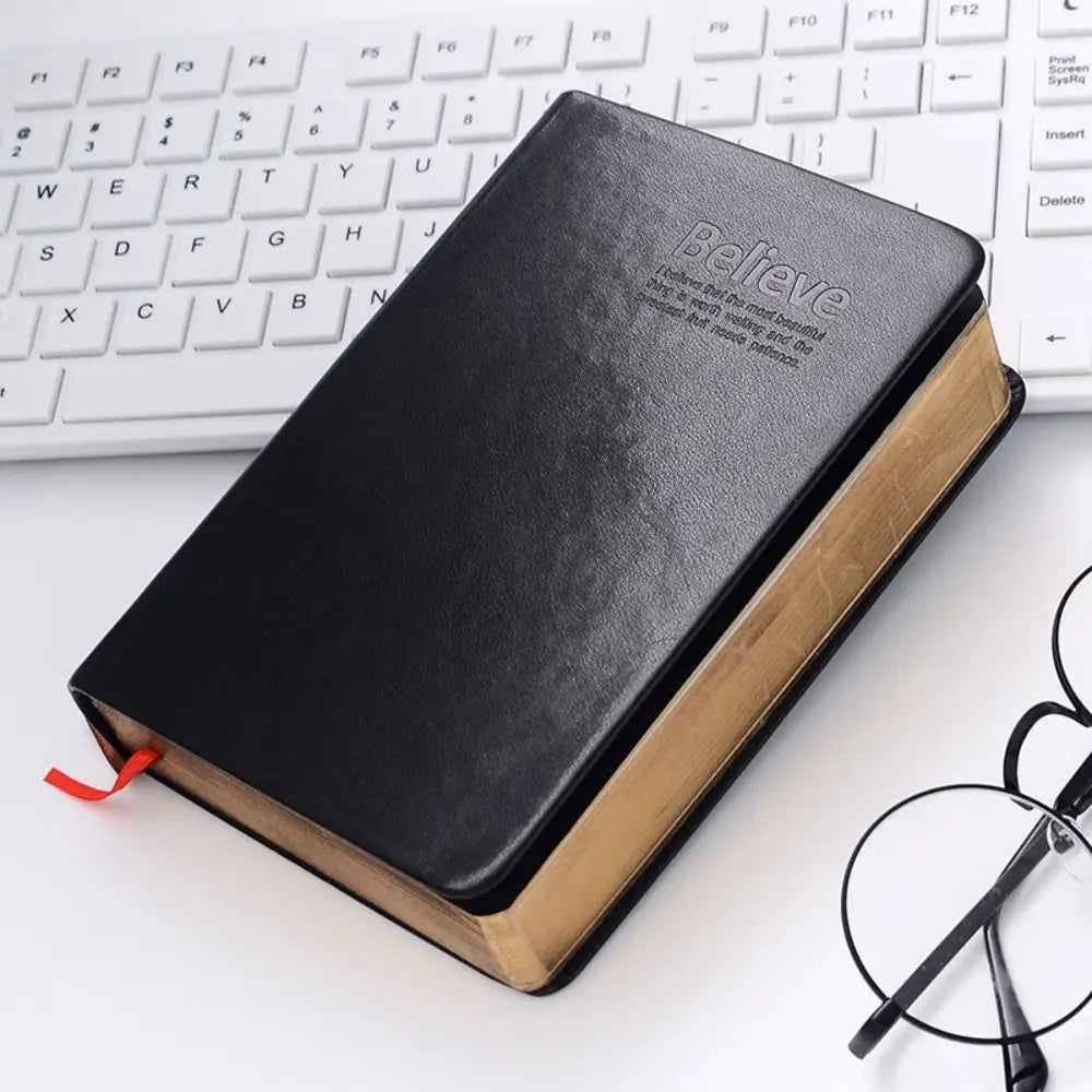 Thick Paper PU Leather Bible Diary Book Agenda Planner Notebook Traveling Book A5 Notepad