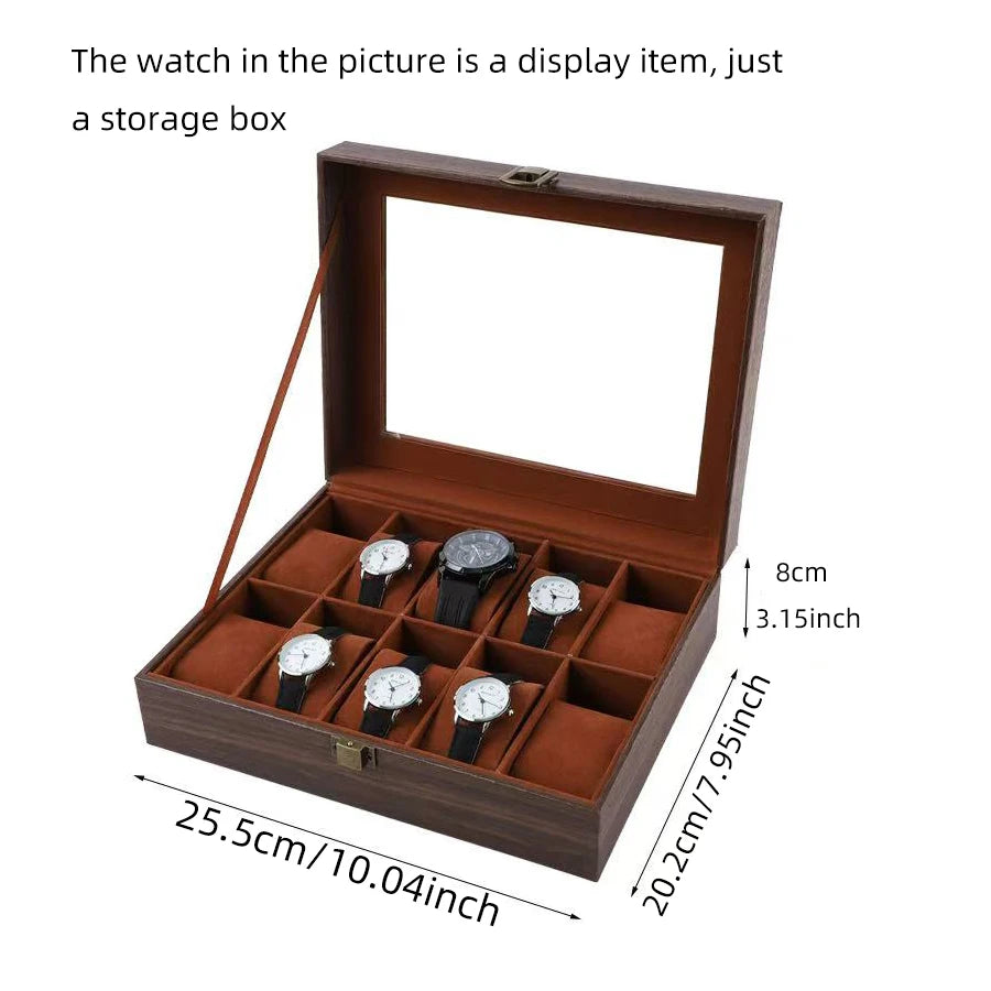 Watch storage box, home watch placement box, watch collection box, watch box, mechanical watch partition display box