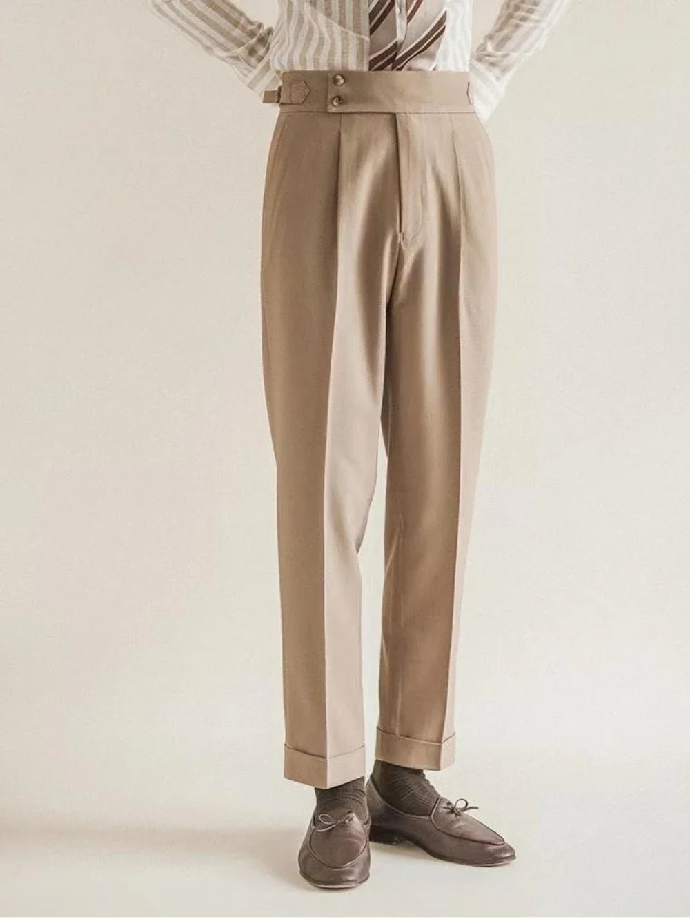 Old Money Trousers British Style Slim Fit