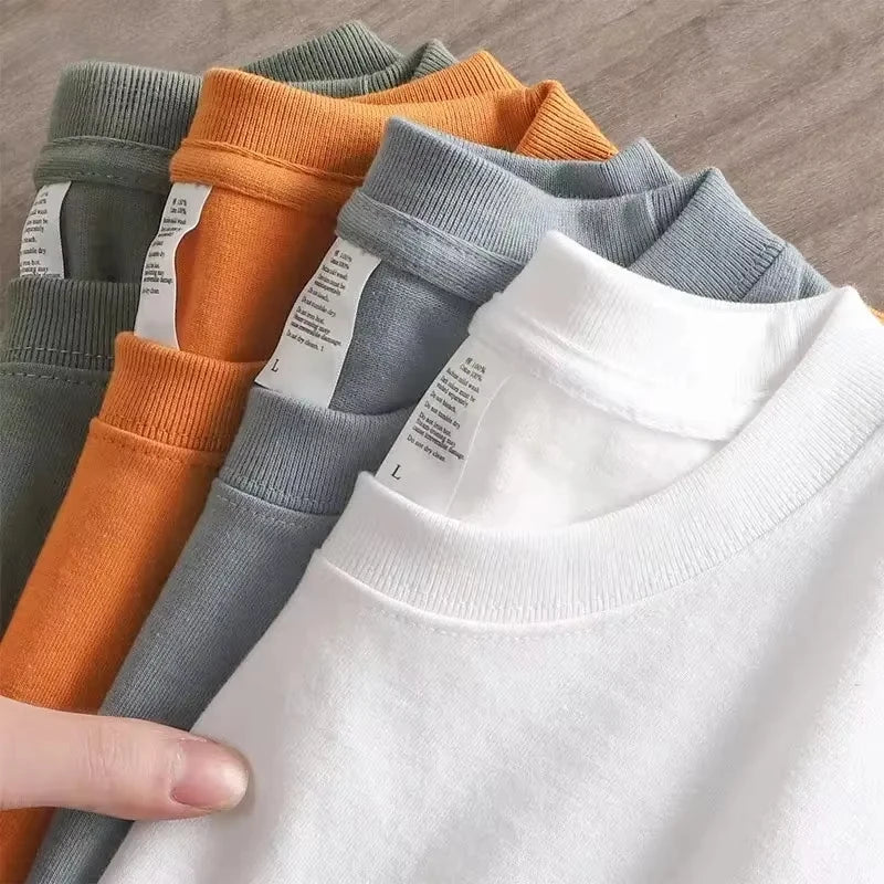 Solid-color T-shirts