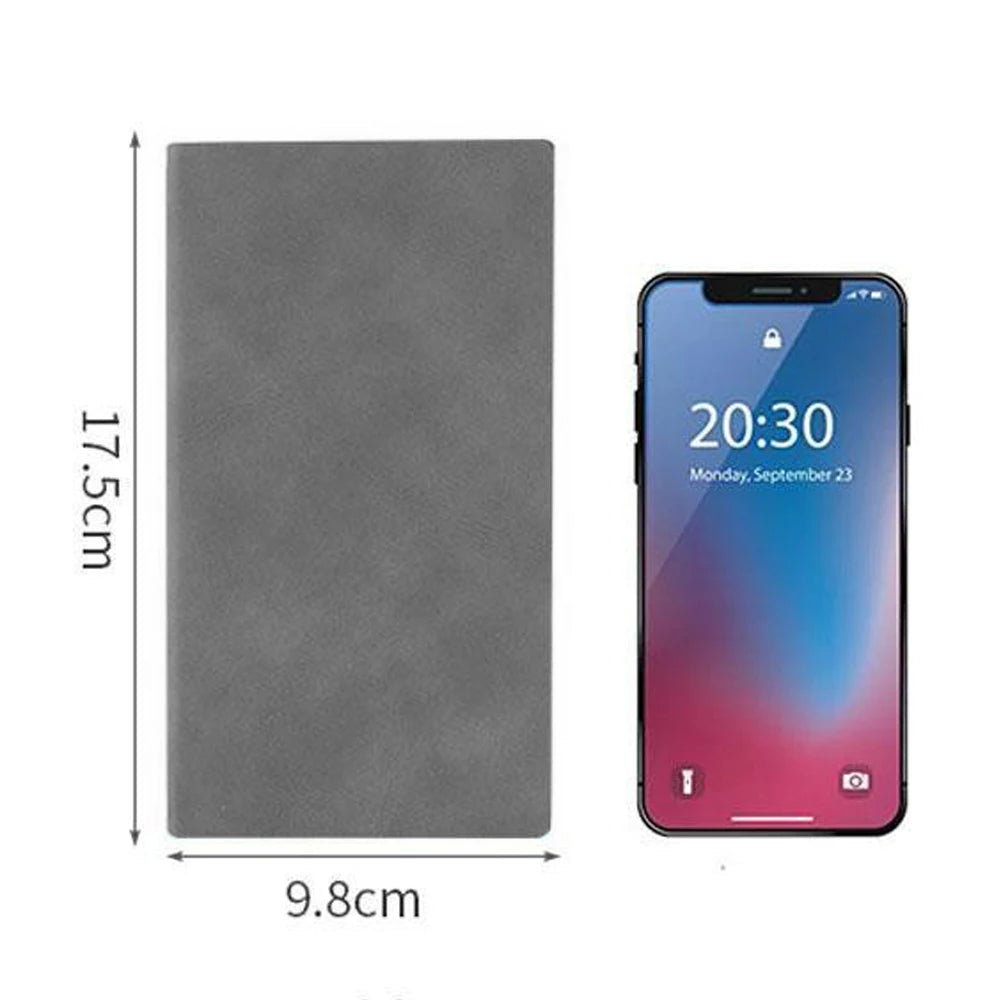 200 Pages A6 Notebook College Student Notepad Office High-end Pu Leather Work Conference Record Book Horizontal/Blank/Grid