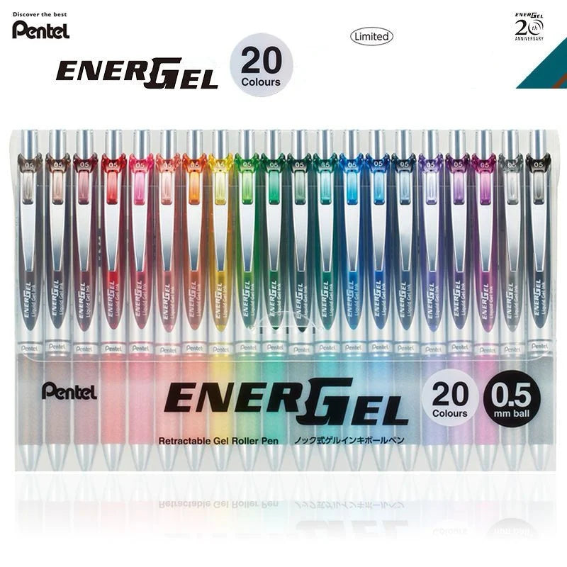 Pentel  BLN75 Gel Pen Smooth And Quick-drying Press Water Pen For Students With 0.5mm Japanese Stationery