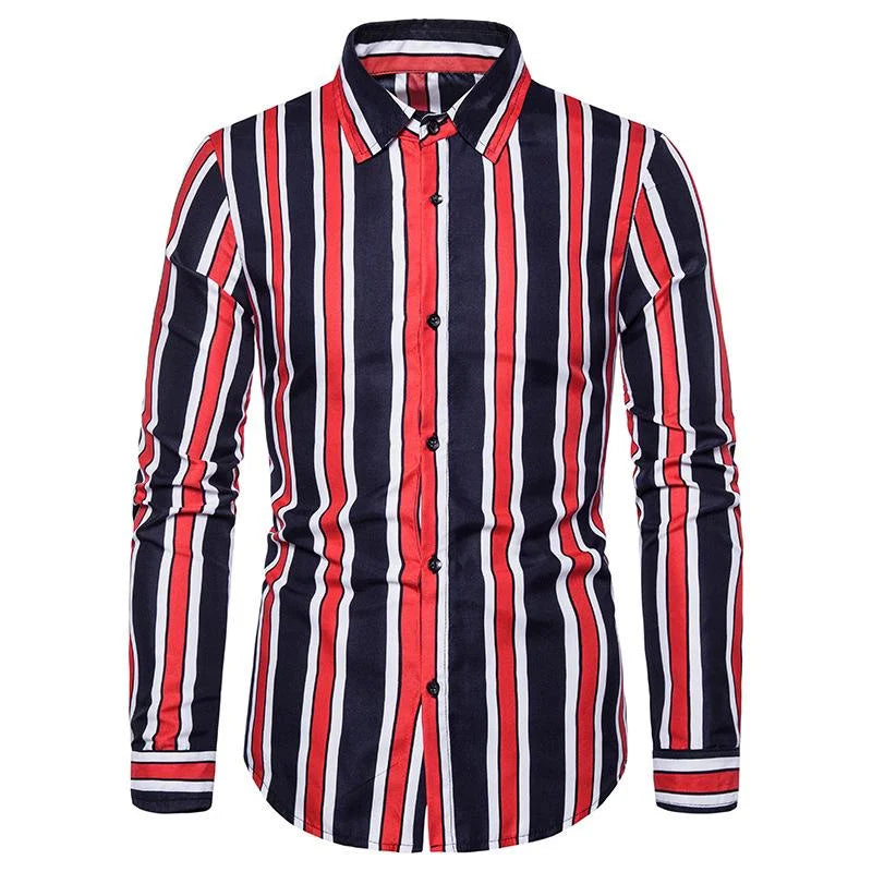 men's casual wear a range of red white black Shirts