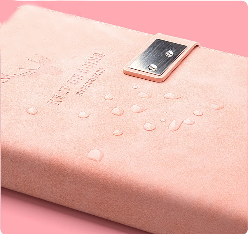 A5 Thick Notebook Journal PU Hard Cover Diary Notepad European Style Student Sketchbook Stationery Office Work Planner Note Book