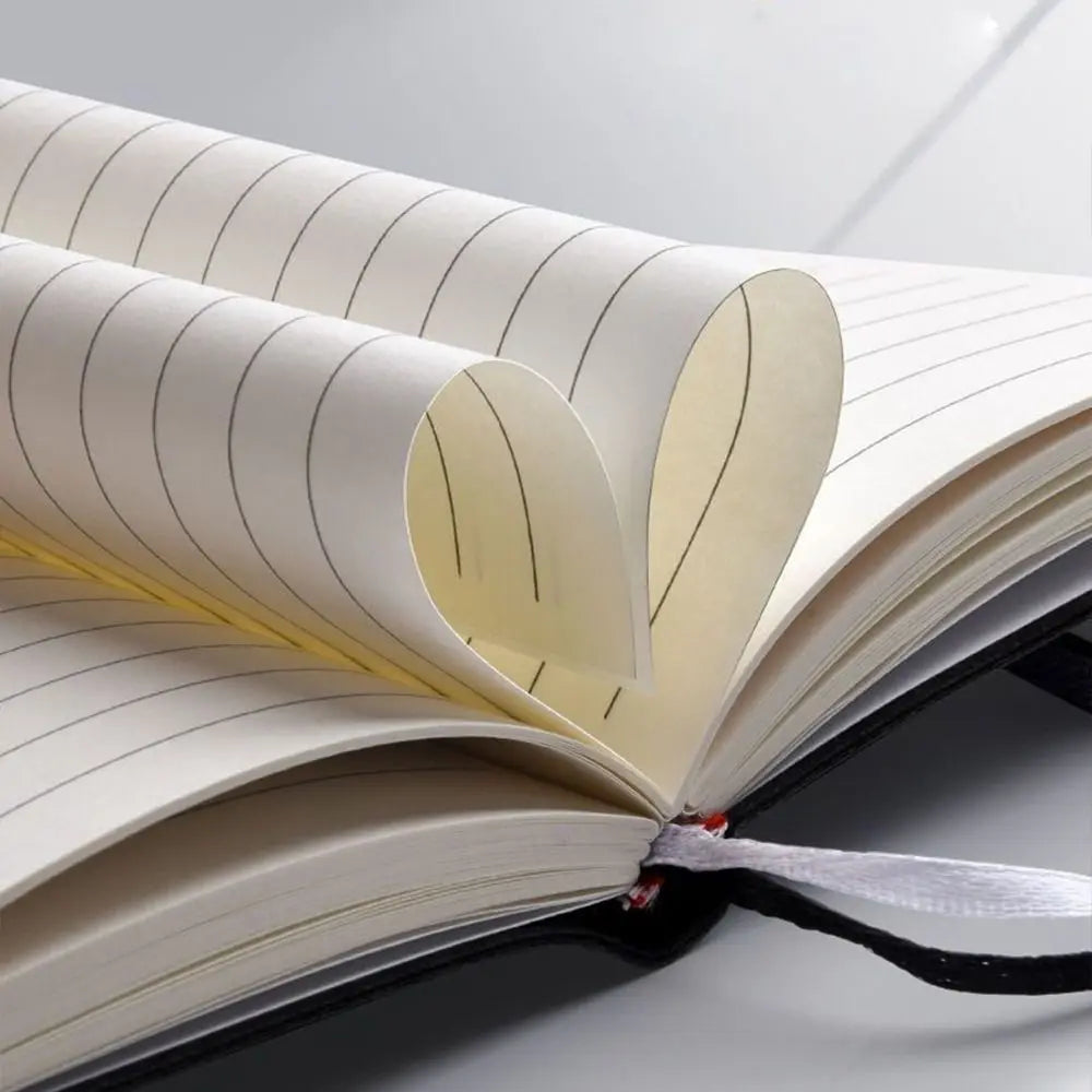 Simple Memo Diary Planner A7 Mini Notebook Scrapbooking Word Book Pocket Notepad PU Cover Thickening Business