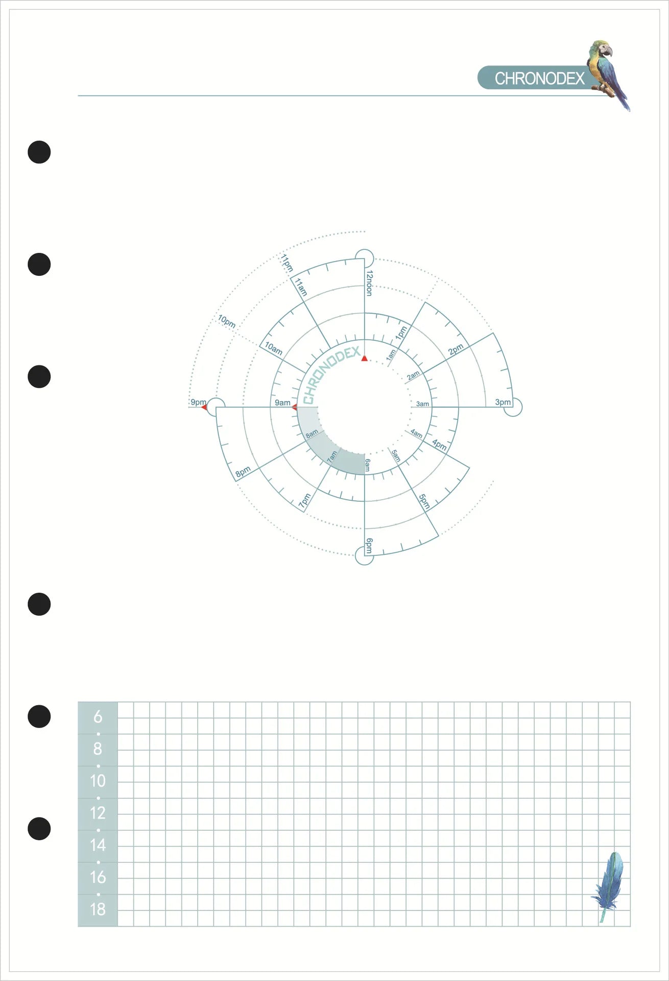 A5A6A7 45 Sheets Kawaii Loose Leaf Notebook Paper Refill Spiral Binder Index Inner PagesGrid Line Point Planner Sketchbook