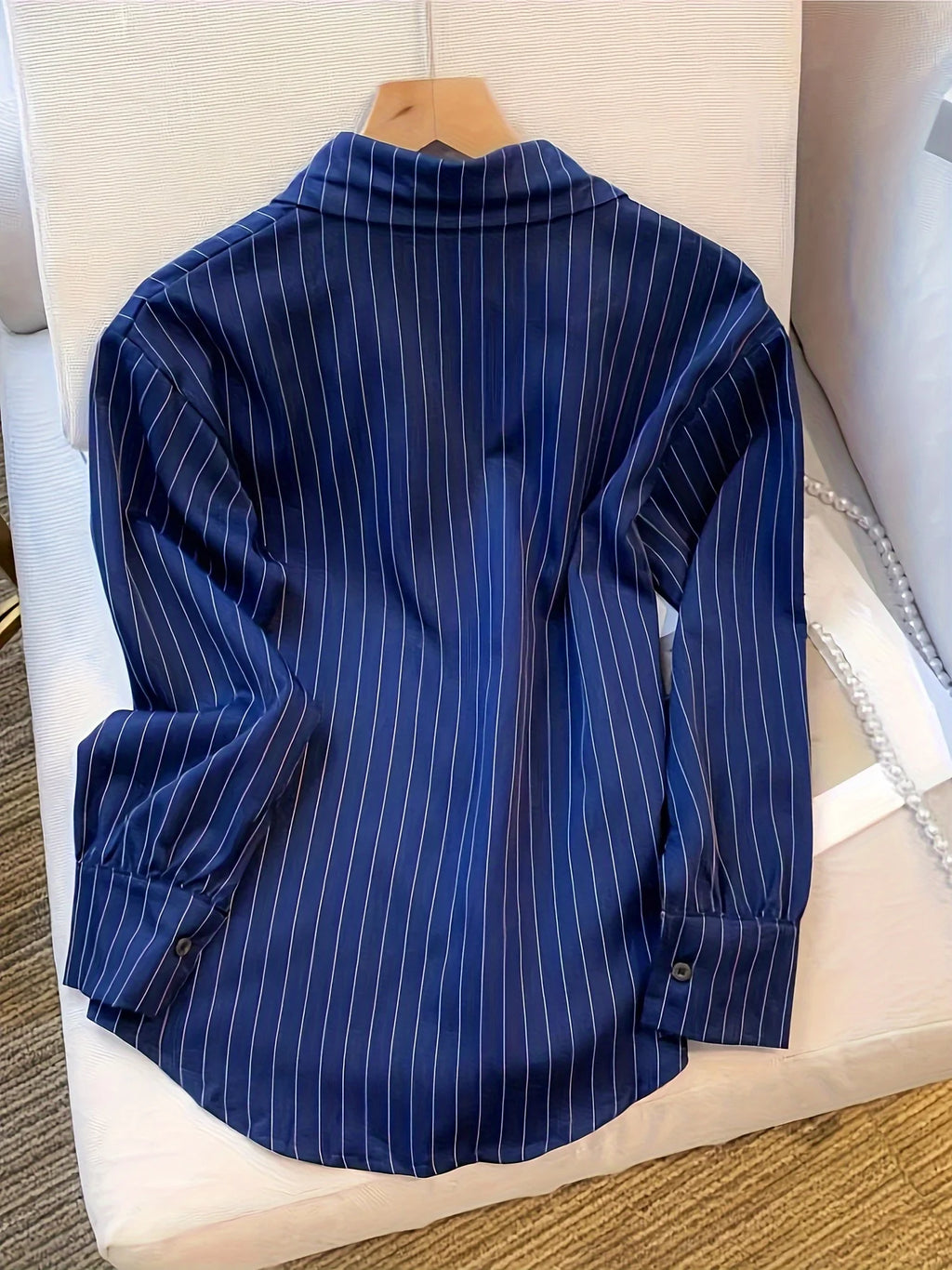 Striped Long Sleeve Shirt for Women