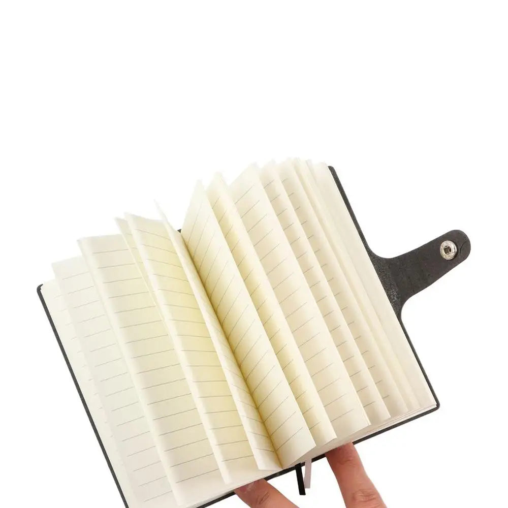 Simple Memo Diary Planner A7 Mini Notebook Scrapbooking Word Book Pocket Notepad PU Cover Thickening Business