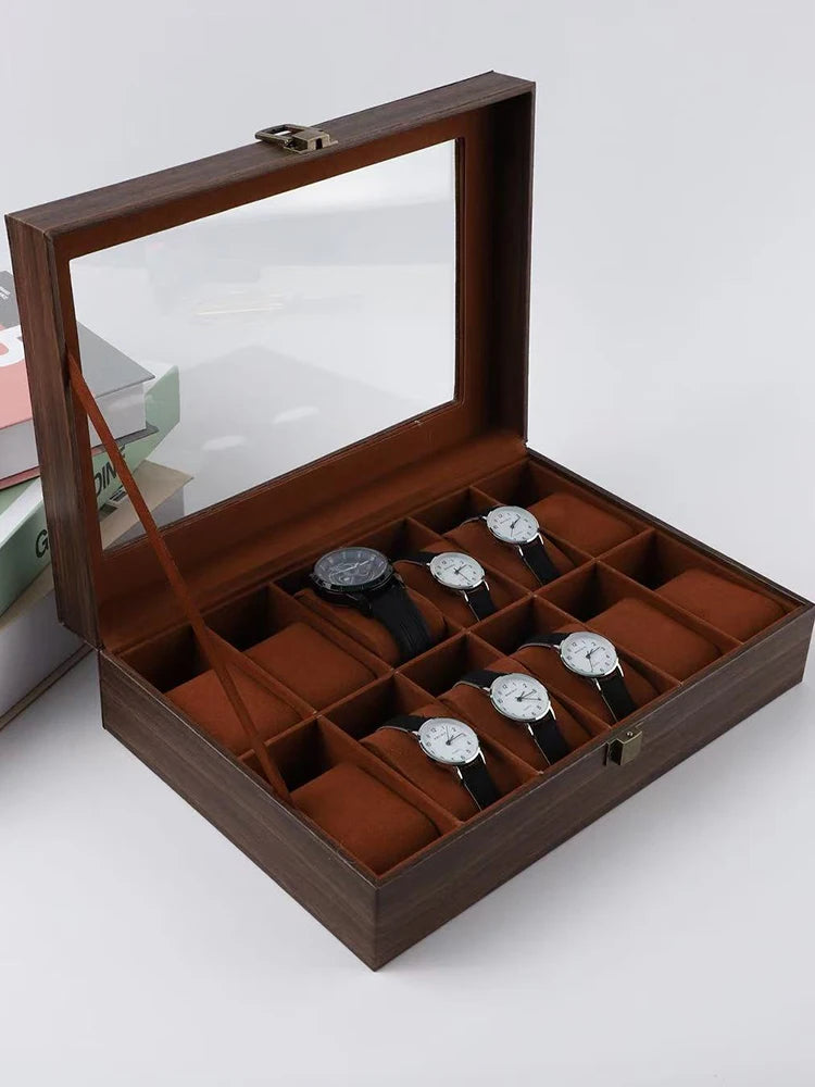 Watch storage box, home watch placement box, watch collection box, watch box, mechanical watch partition display box