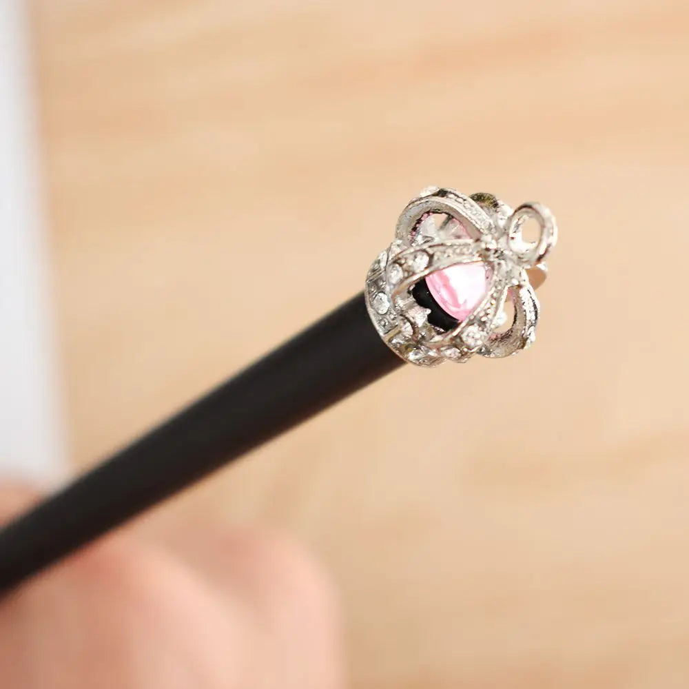 Pencil Crown Diamond Color Pencil Stationery Items Drawing Supplies Cute Pencils For School Basswood Office School